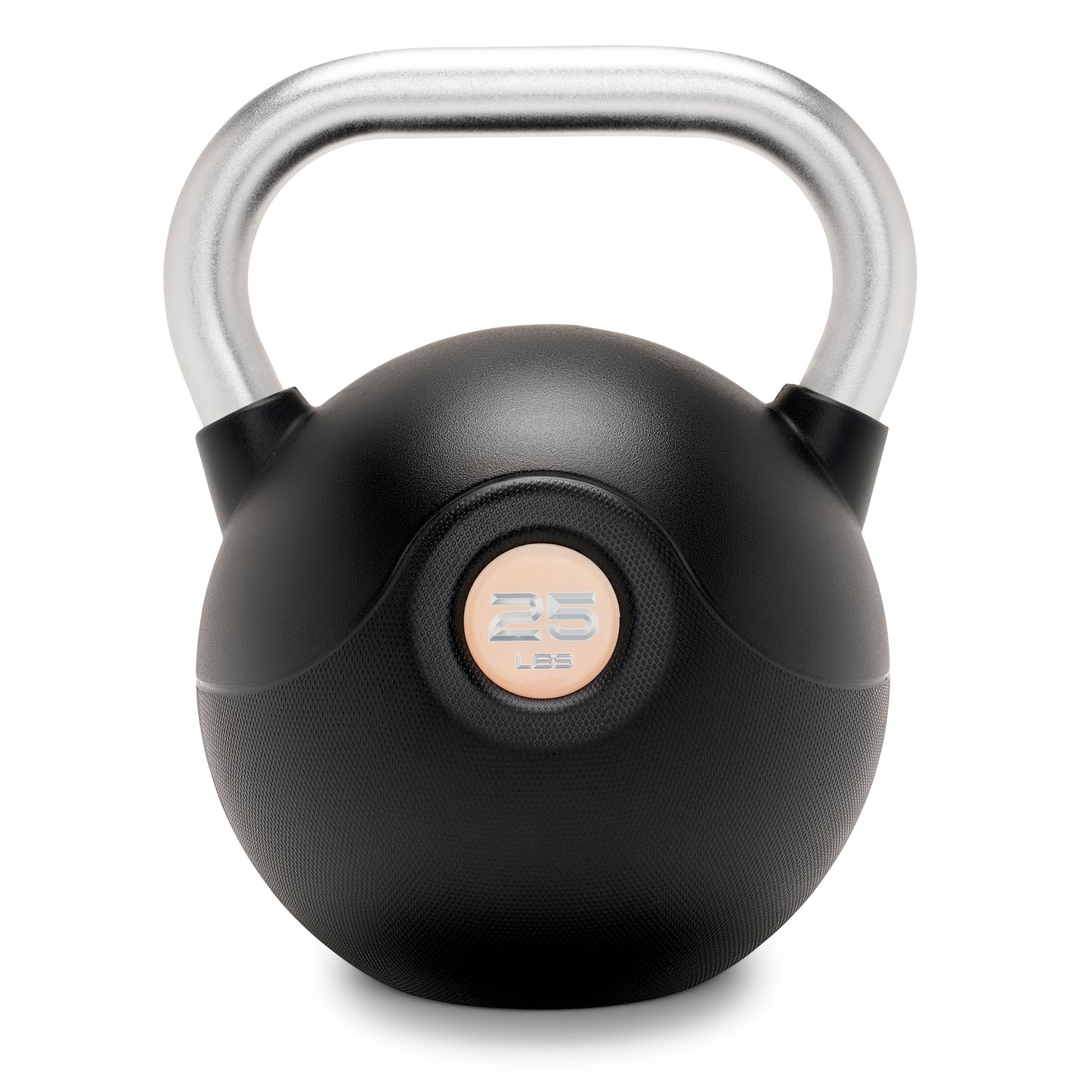 Marcy 25 lb. Poly Urethane Coated Kettlebell with Chrome Handle - Orange |  MCKB-025-ORANGE