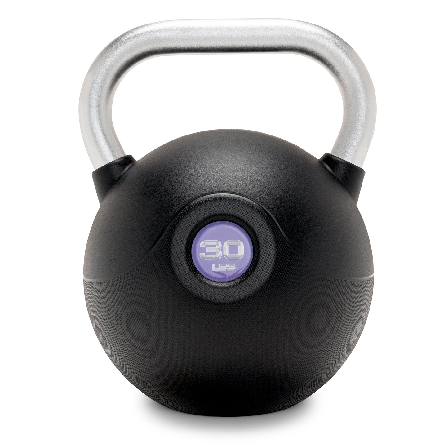 Marcy 30 lb. PU Kettlebell with Chrome Handle - Purple |  MCKB-030-PURPLE