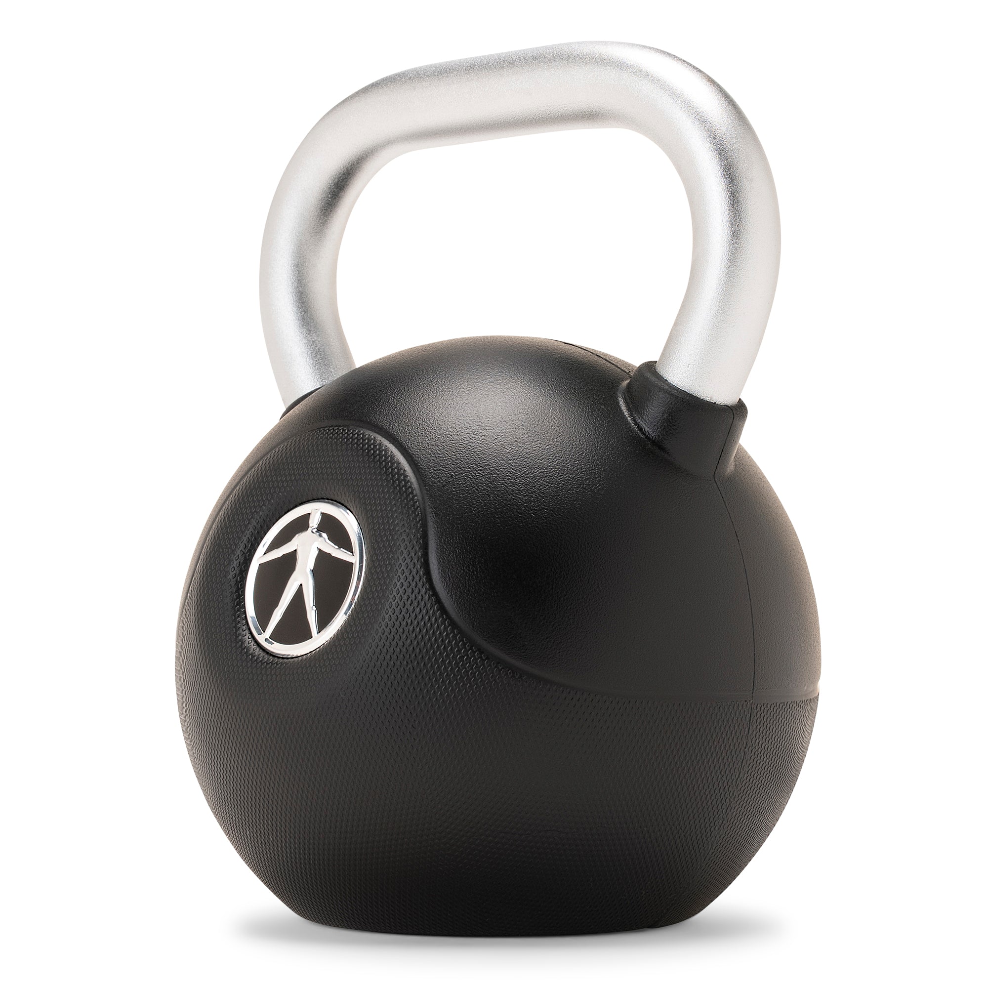 Marcy 30lb Poly Urethane Coated Kettlebell with Chrome Handle - Purple