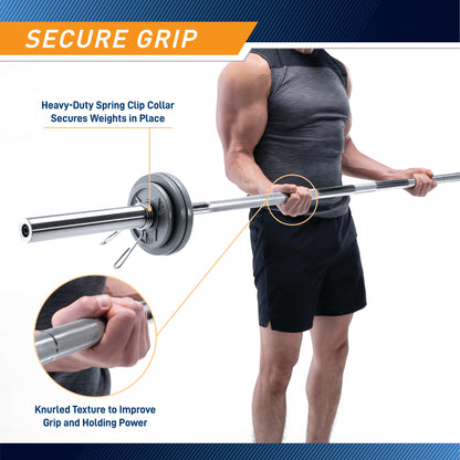 Marcy 300lb Olympic Cast Iron Weight Set | MCW-2269