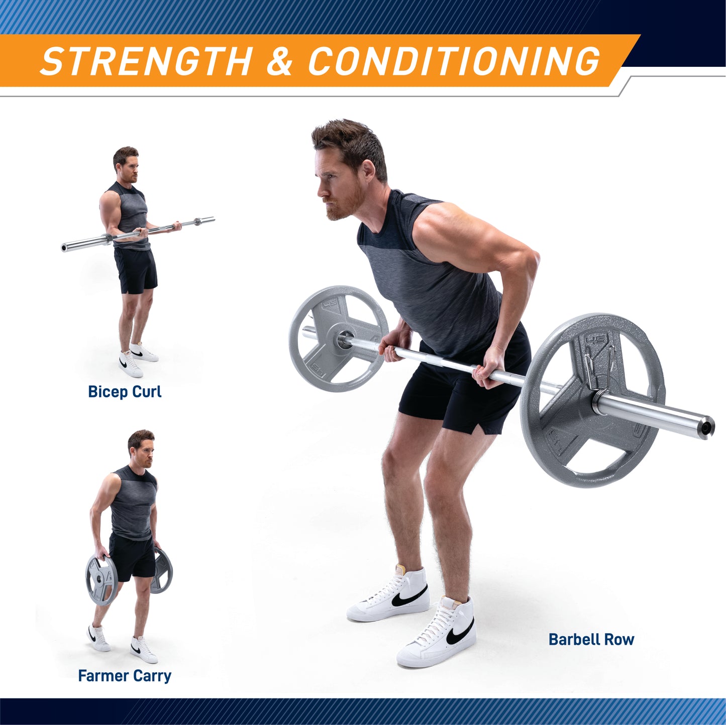 Marcy 300lb Olympic Cast Iron Weight Set | MCW-2269