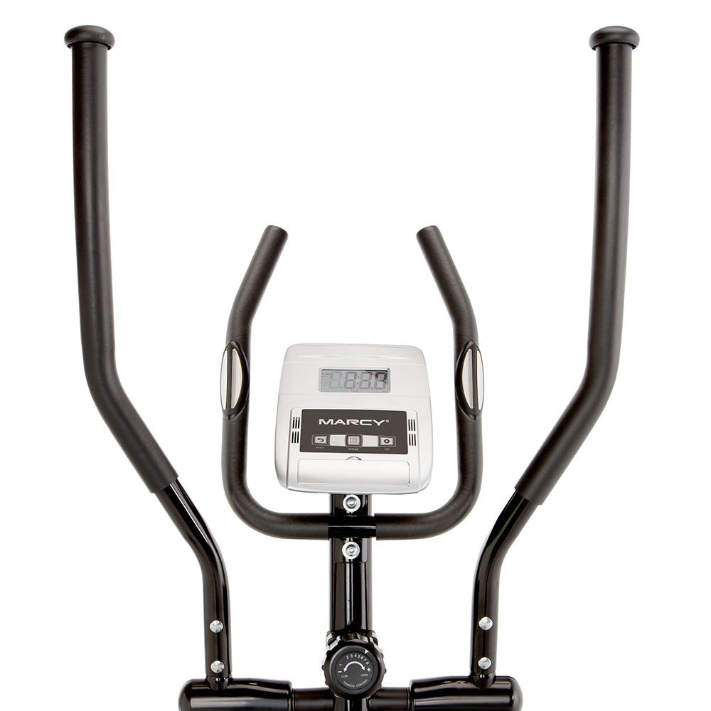 marcy magnetic elliptical trainer ME-1017E - Dual ergonomic handle bars