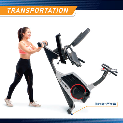 Marcy Regenerating Magnetic Recumbent Bike | ME-706