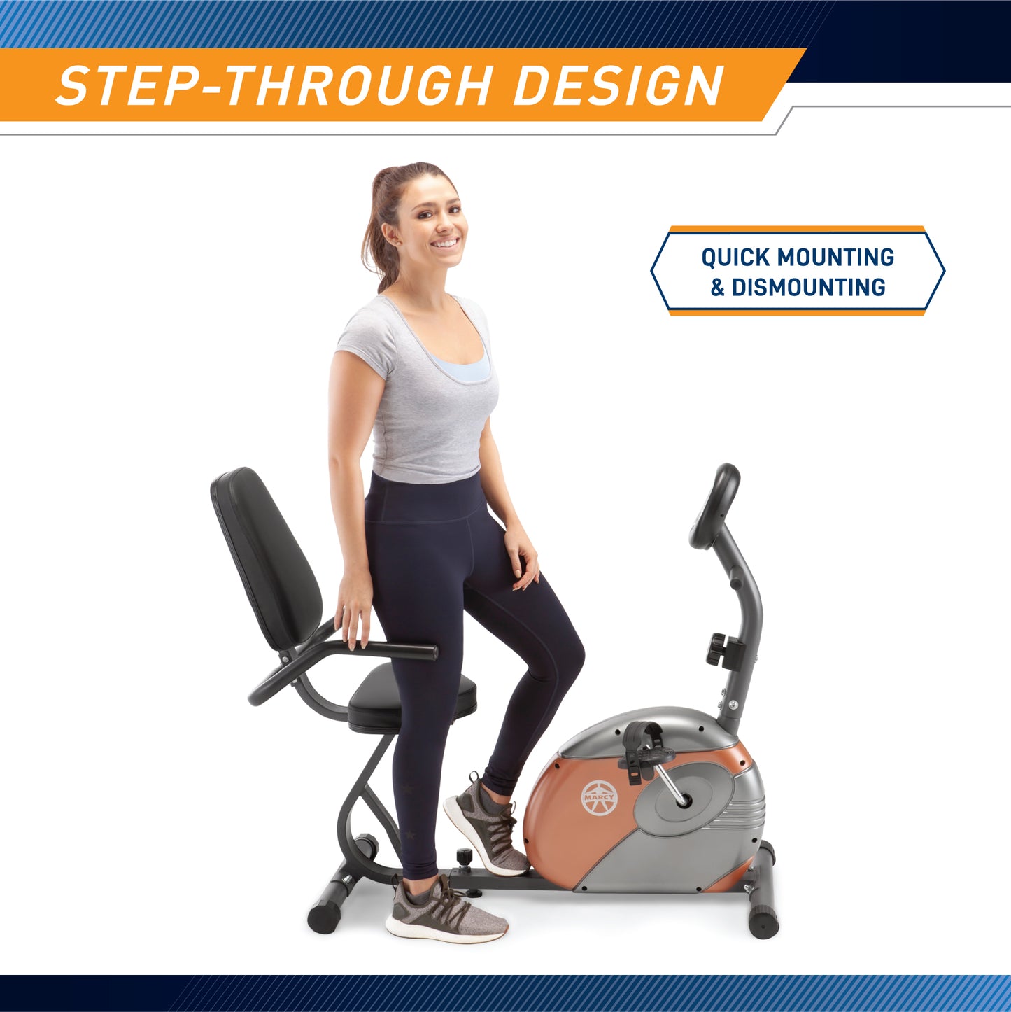Marcy Recumbent Exercise Bike | ME-709