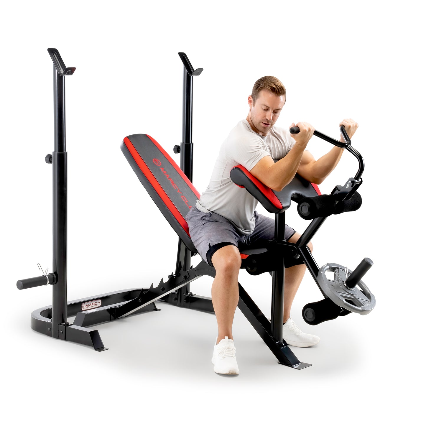 Marcy Two-Piece Olympic Weight Bench with Leg Developer | MKB-979 - Retired