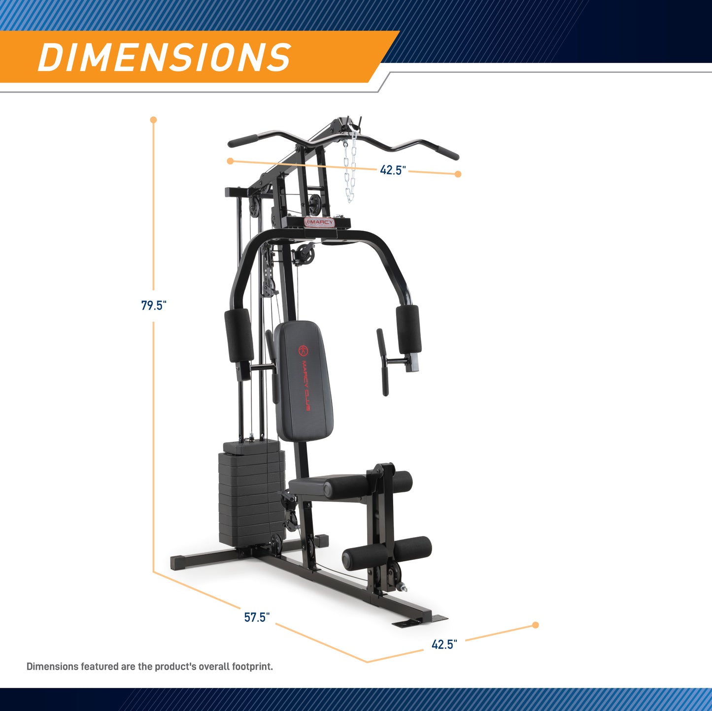 Marcy 100lb Stack Home Gym | MKM-81030
