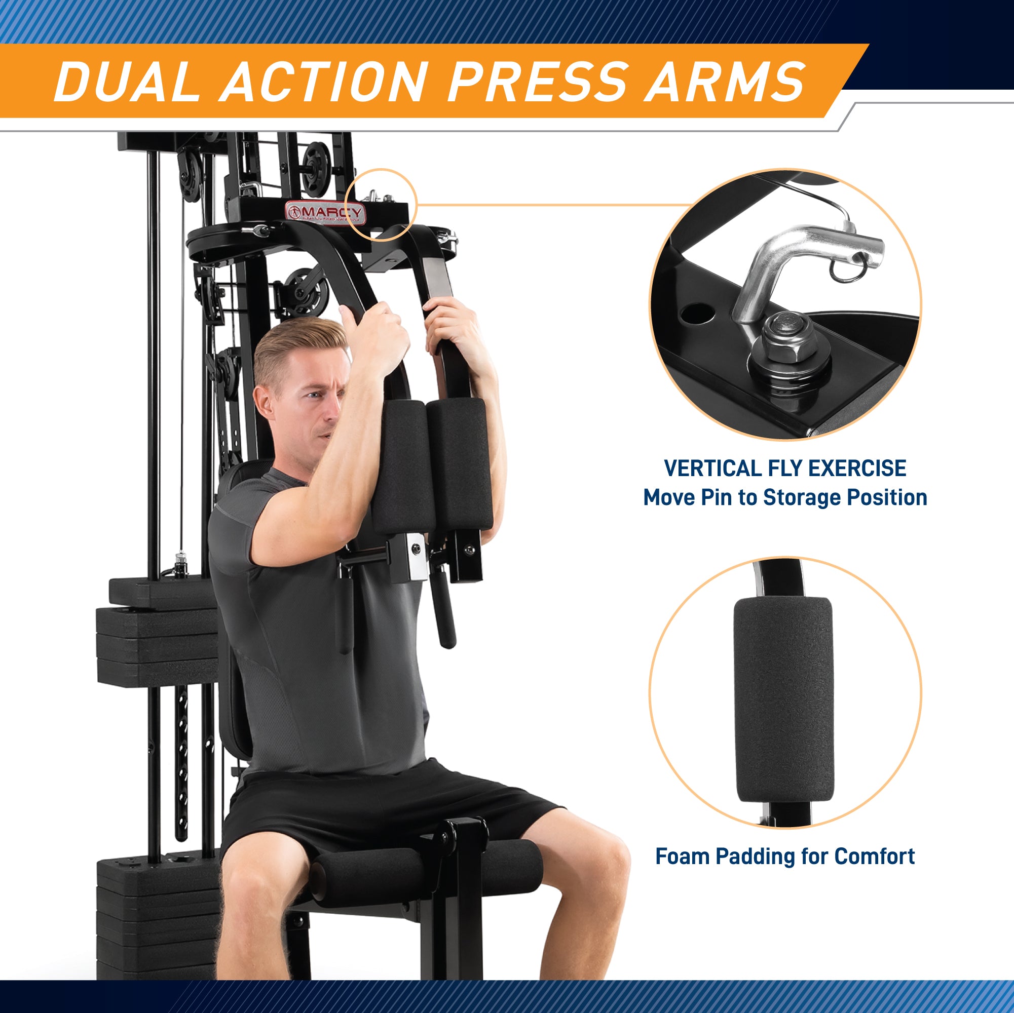 Marcy 100lb Stack Home Gym | MKM-81030