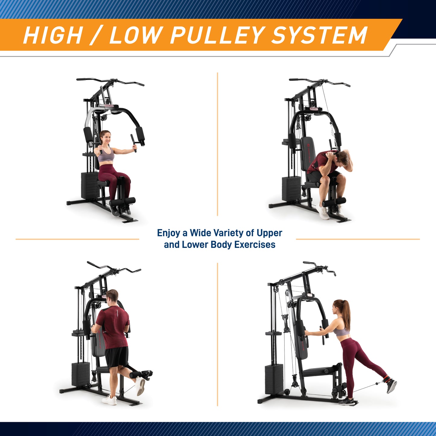 Marcy 100lb Stack Home Gym | MKM-81030