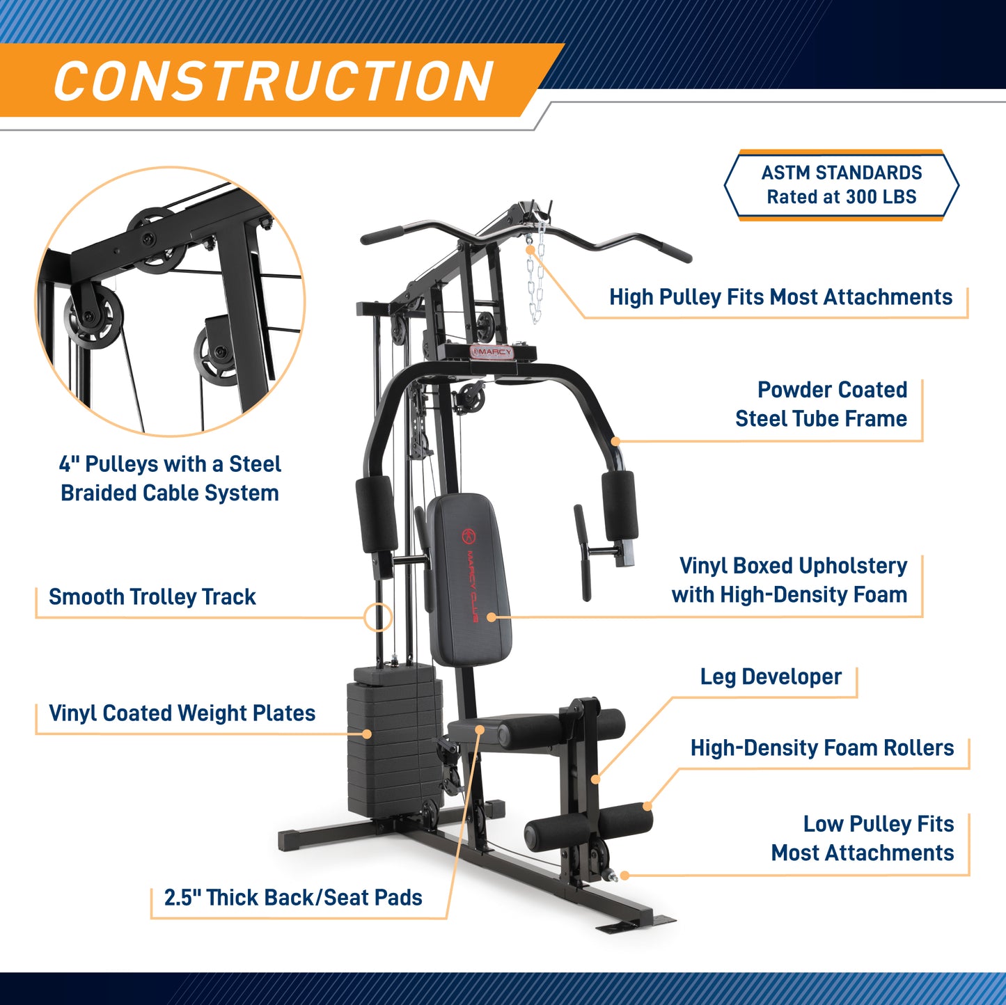 Marcy 100lb Stack Home Gym | MKM-81030