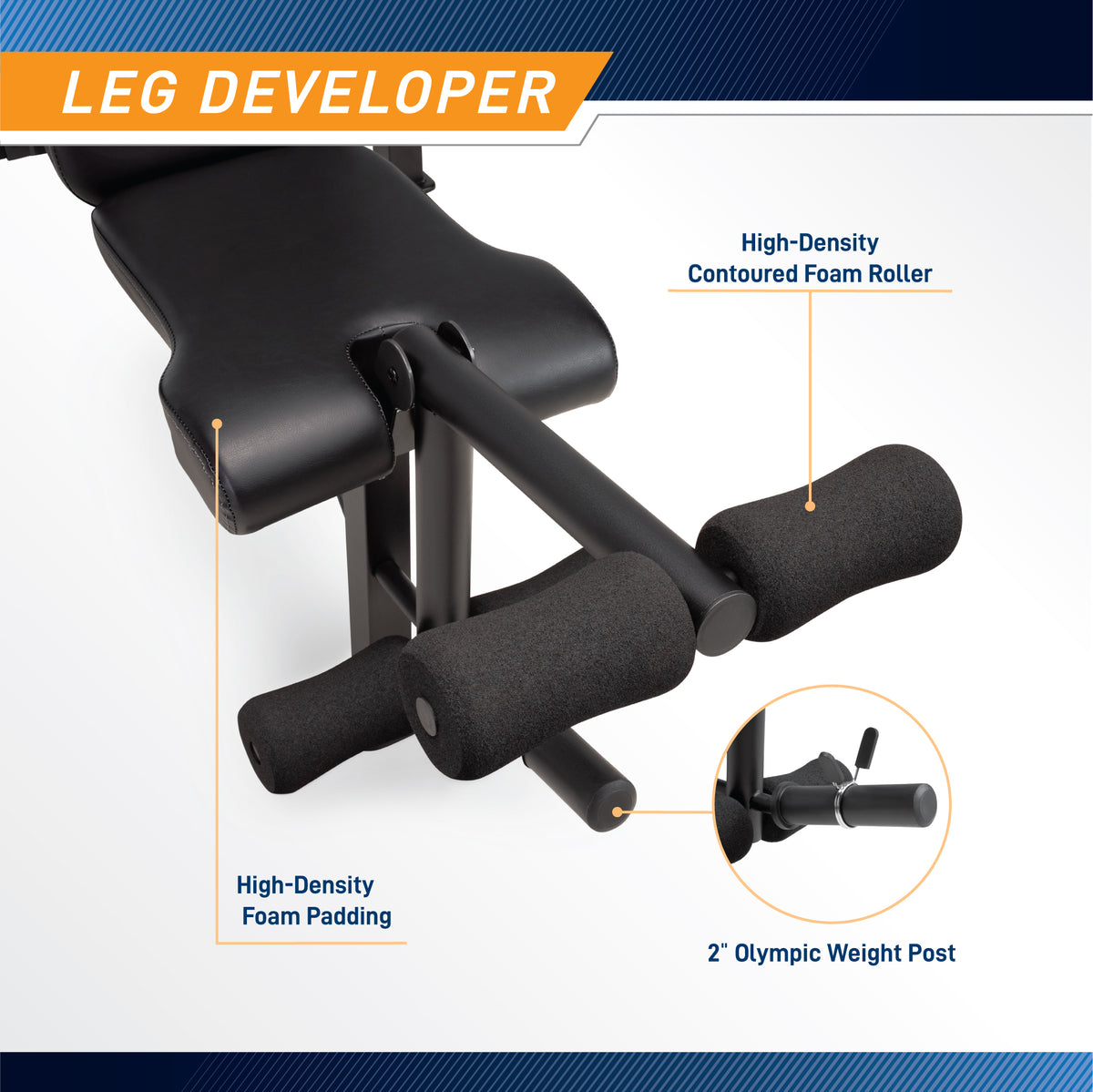 Marcy Olympic Weight Bench | MWB-2177