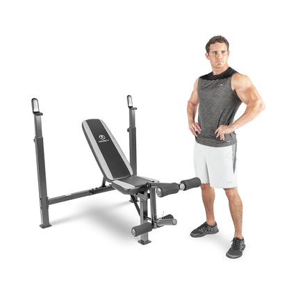 Marcy Olympic Multipurpose Weightlifting Workout Bench | MWB-4491