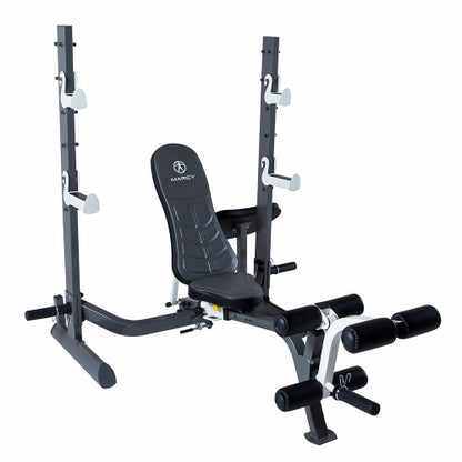 Marcy Multi-position Foldable Olympic Weight Bench | MWB-70205 - Retired