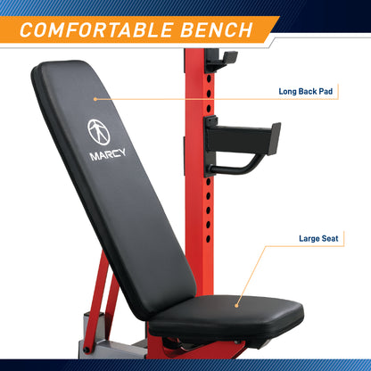 Marcy Olympic Weight Bench | MWB-7096