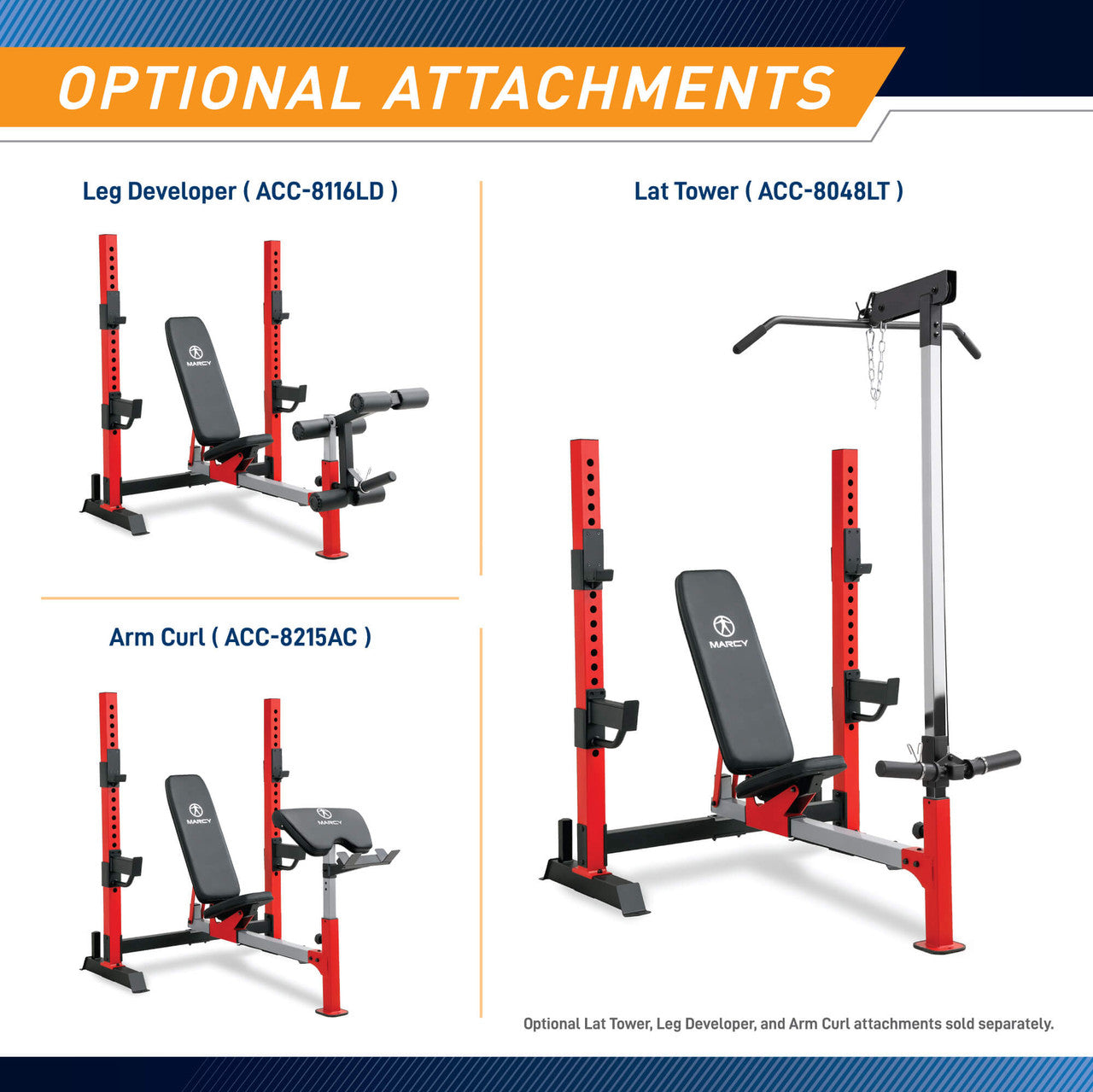 Marcy Olympic Bench | MWB-7096