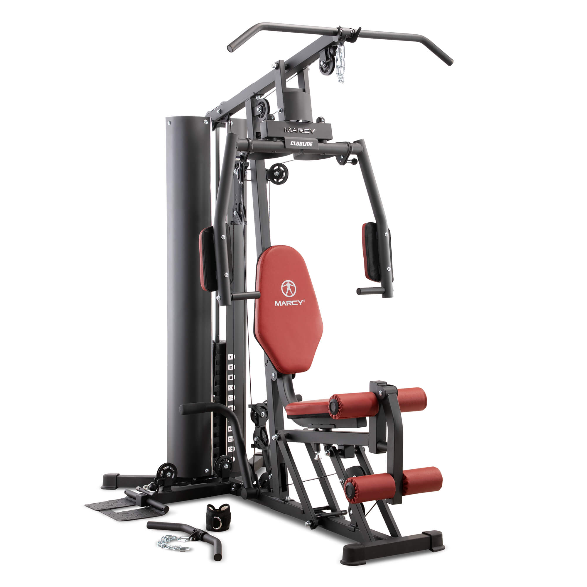Marcy 120lb Home Gym with Reverse Row and Leg Press | MWM-0623