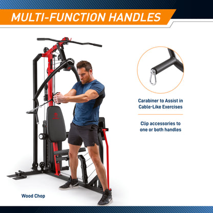 Marcy 150lb Home Gym with Integrated Leg Press | MWM-999