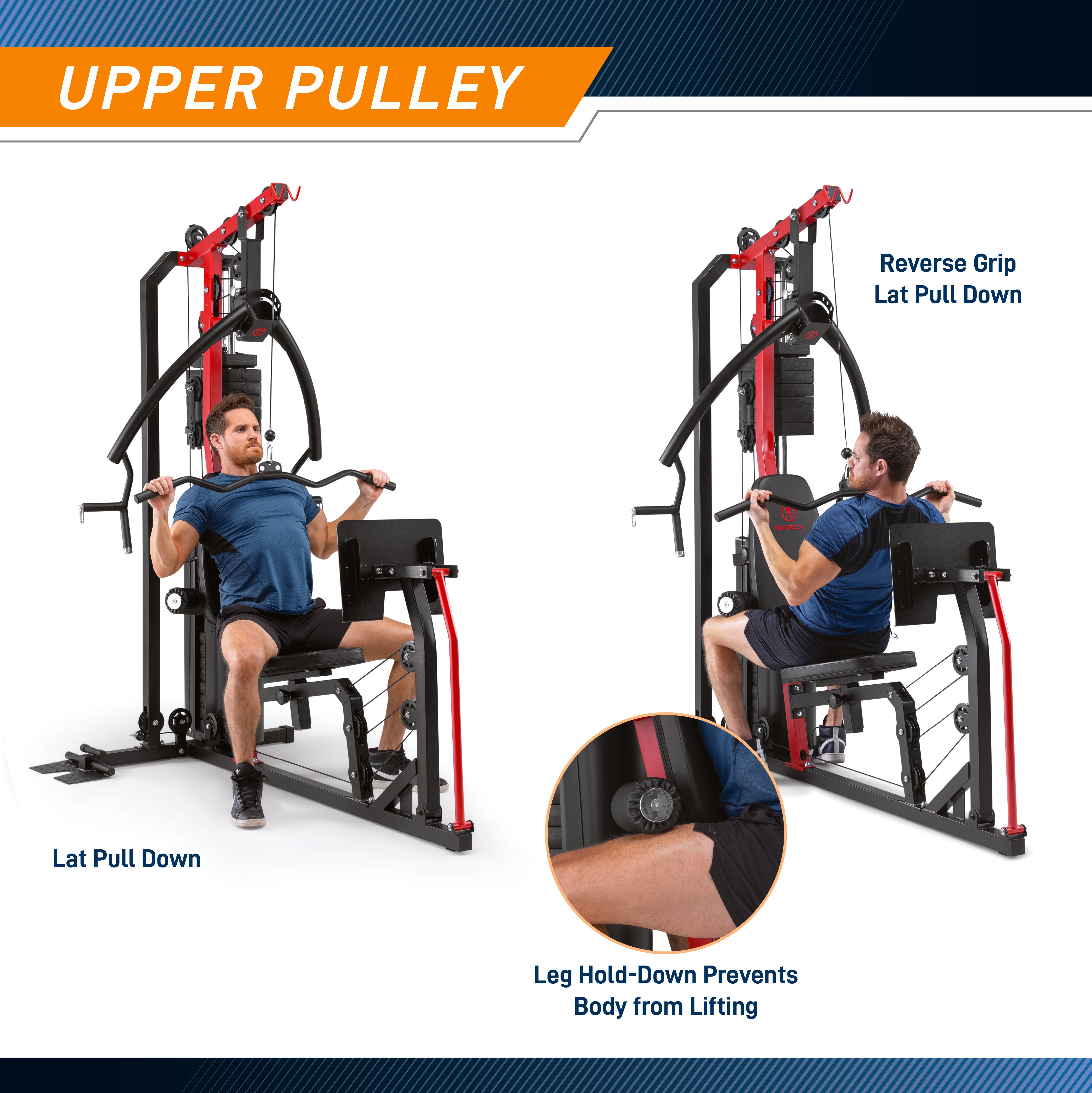 Marcy 150lb Home Gym with Integrated Leg Press | MWM-999
