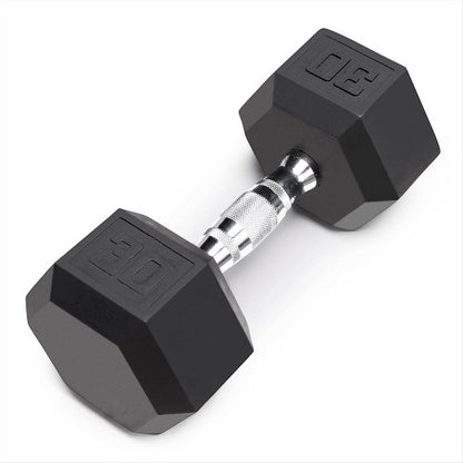 Marcy 30lb Rubber Hex Dumbbell | IBRH-030 - Retired