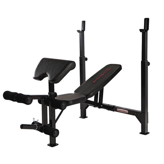 The MarcyClub Olympic Weight Bench | MKB-733 has a sturdy and durable construction