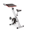 Marcy Foldable Exercise Bike with Built-in Laptop Table and LCD Display | NS-755 - Retired