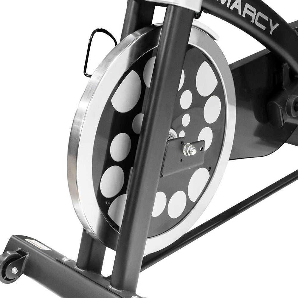 The Marcy Revolution Cycle JX-7038 uses a flywheel for tension
