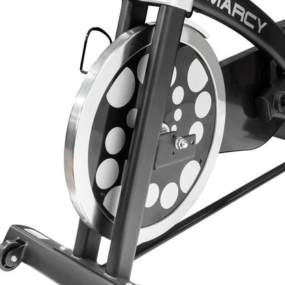 The Marcy Revolution Cycle JX-7038 uses a flywheel for tension