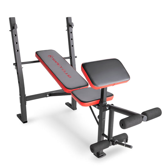 The Marcy Standard Weight Bench MKB-4873 brings a bodybuilding level of conditioning to your home gym