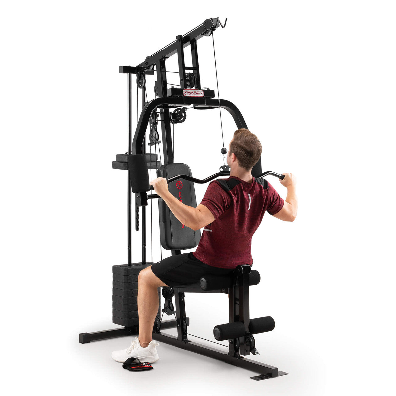 Cable Machine Home Gym Marcy MWM-7454 Home Gym 150lb Stack With
