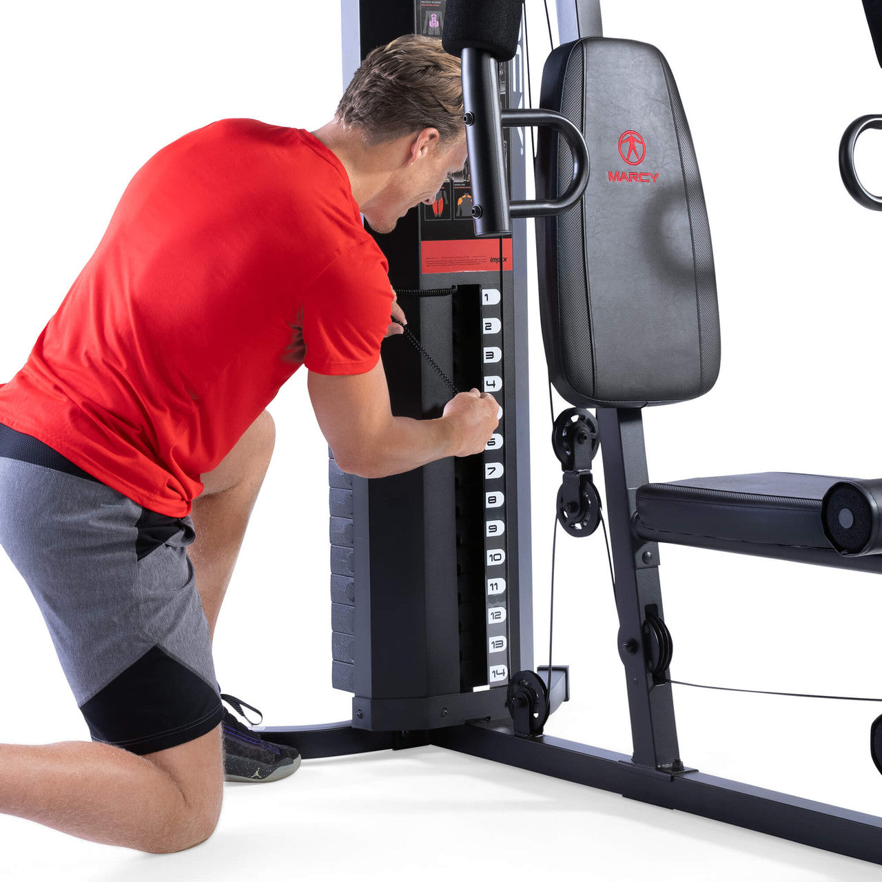 Marcy 150lb Stack Weight All-in-One Home Gym | MWM-8178