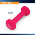 Marcy 1lb Neoprene Dumbbell INE-001 - Infographic - Anti-Roll