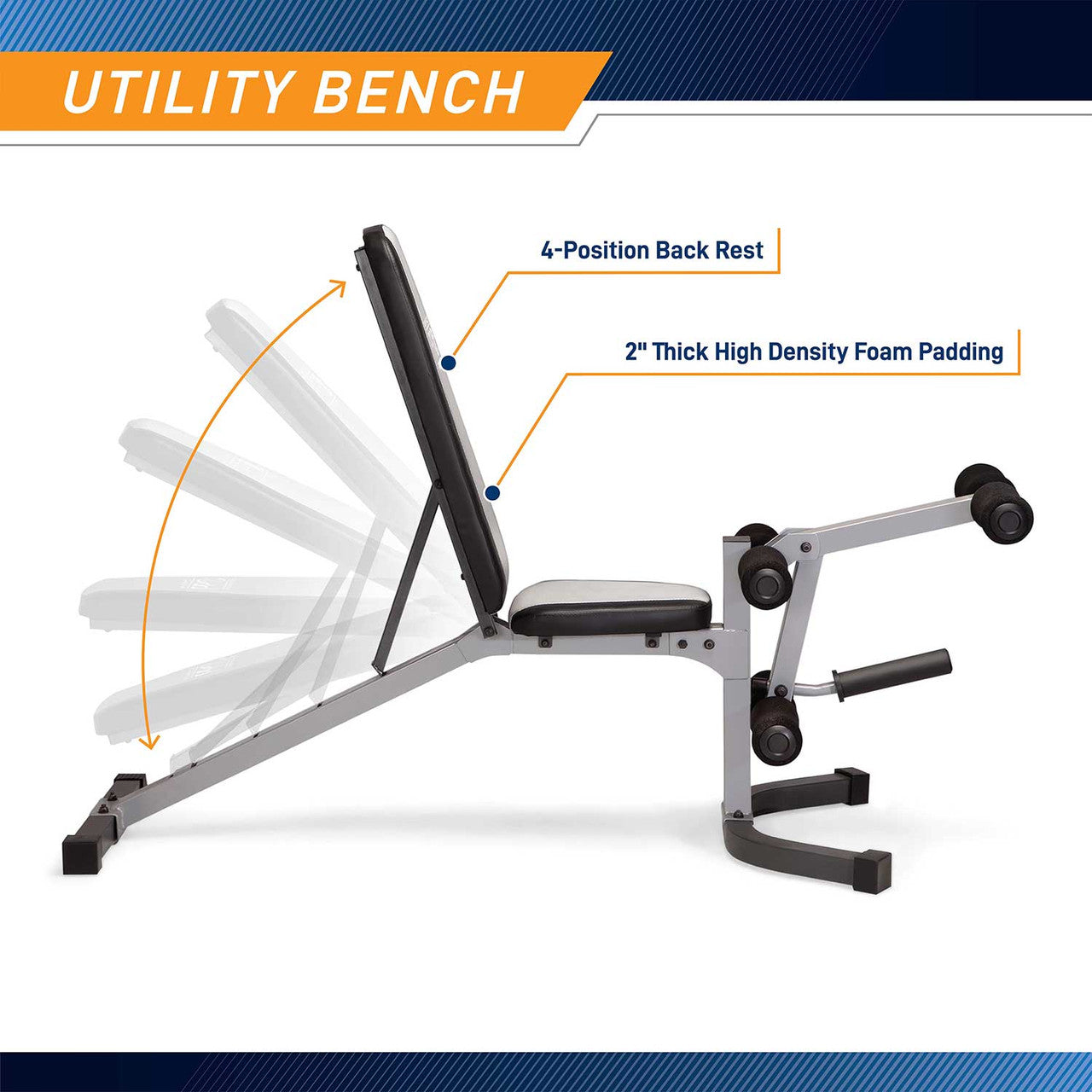 Marcy Deluxe Cage System with Weight Lifting Bench PM-5108 - Versatile Utility Bench