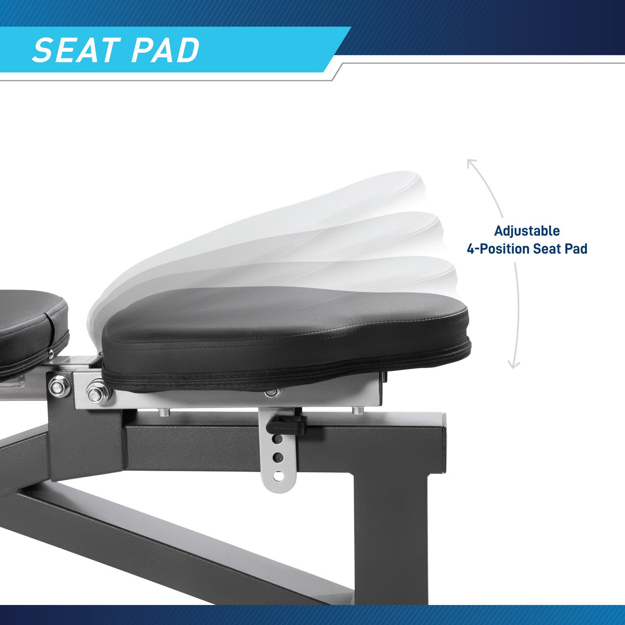 Marcy Deluxe Utility Bench SB-8062 - Infographic - Seat Pad
