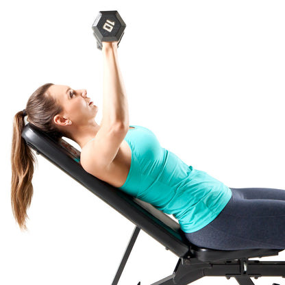 Marcy Deluxe Utility Weight Bench SB-350 - Incline Bench Press