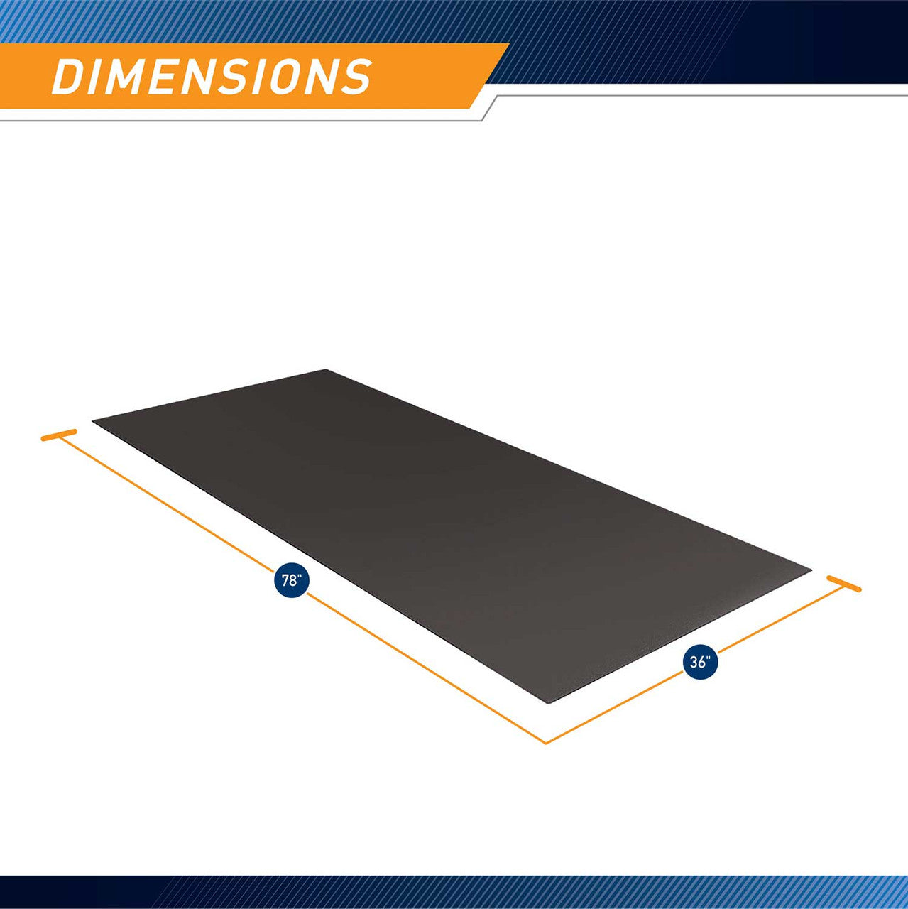 Marcy Equipment Mat for Home Gyms | MAT-366