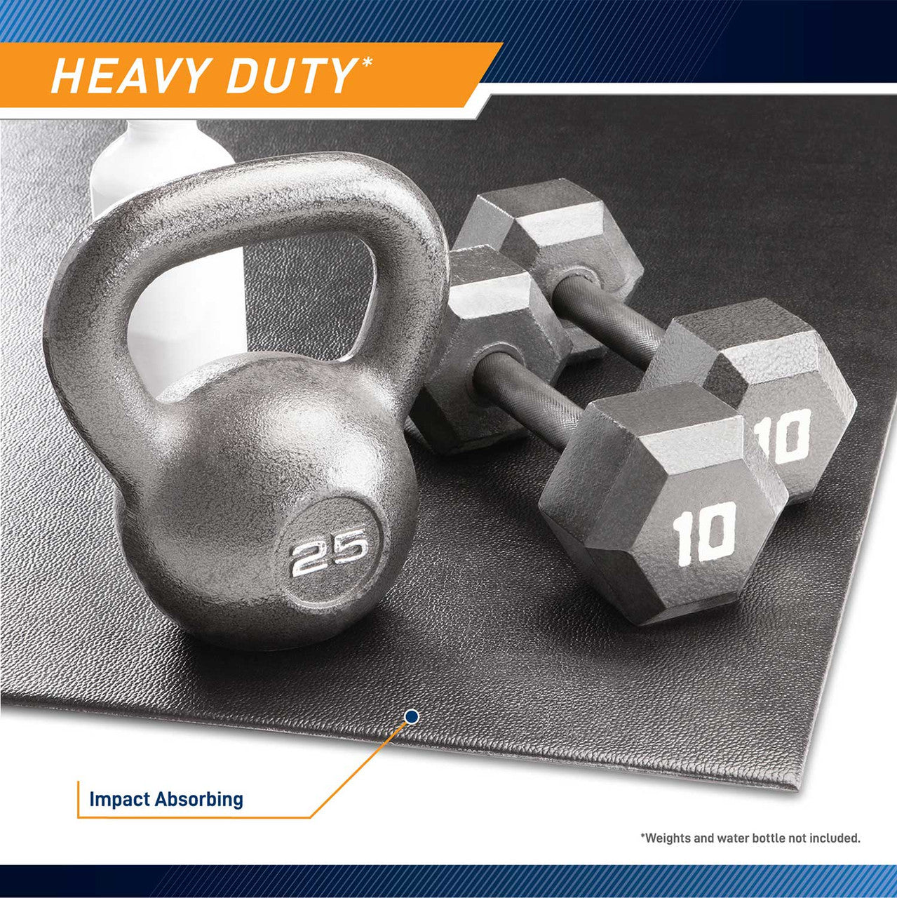 Marcy Equipment MAT-366 has a heavy duty impact absorbing surface. 