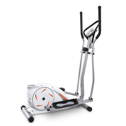 Marcy Magnetic Elliptical Trainer Cardio Workout Machine with Pulse Monitor & Transport Wheels NS-11043E