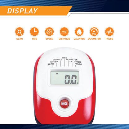 Marcy Recumbent Exercise Bike w Pulse Monitor  NS-908R - Infographic - Computer LCD Display