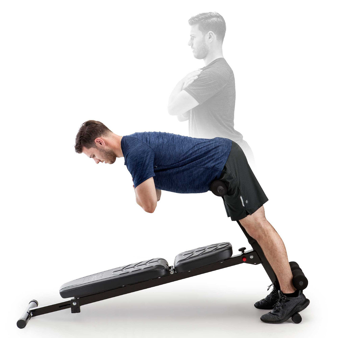 Multi-Position Utility Bench with Adjustable Hyper-Extension Anchor  PM-4880 Marcy - Hyper Extension