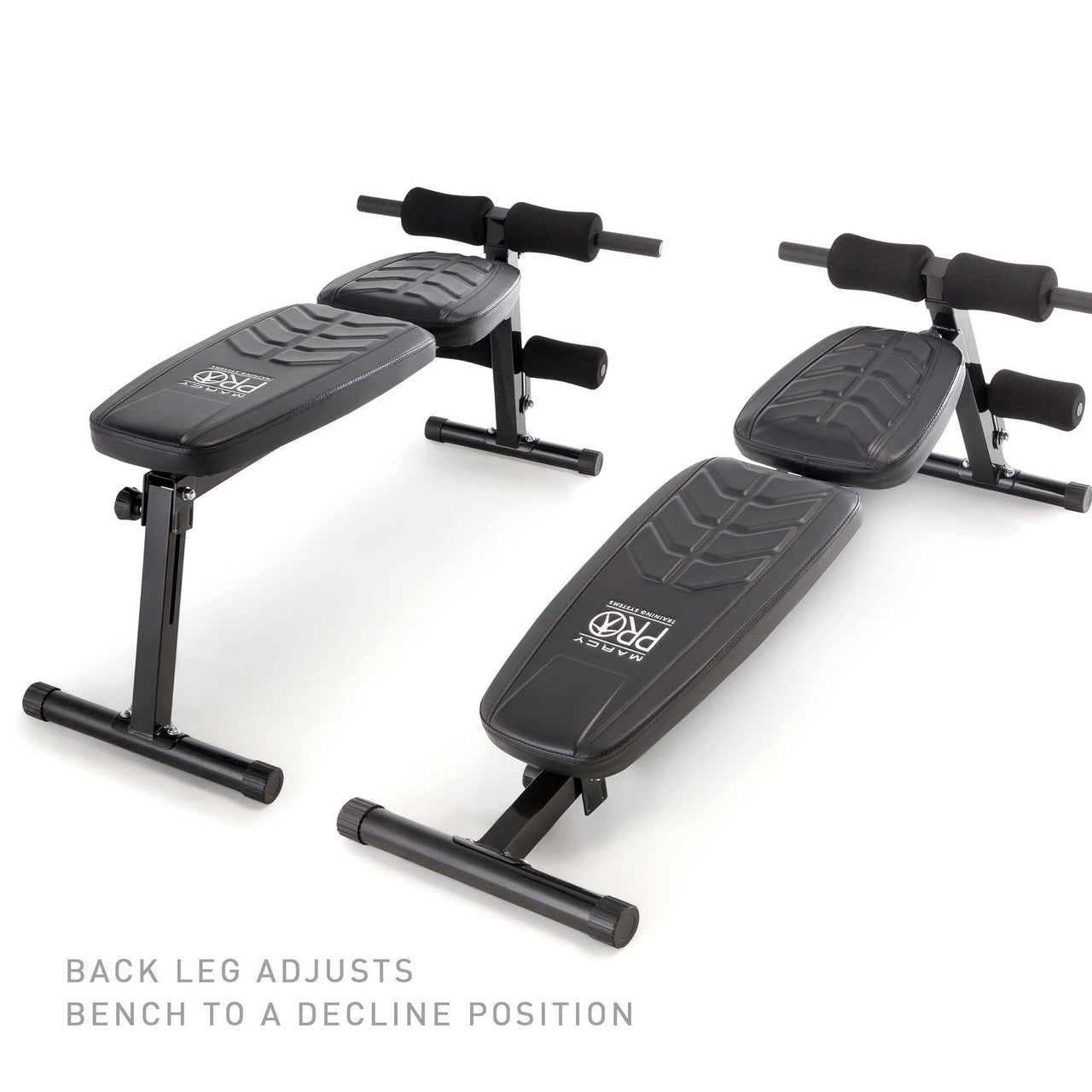 Multi-Position Utility Bench with Adjustable Hyper-Extension Anchor  PM-4880 Marcy - Incline Decline and Flat