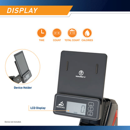 Marcy Foldable Magnetic Rowing Machine | NS-6002RE