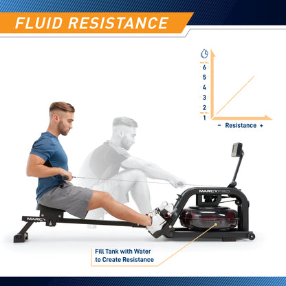 Marcy Water Rower Machine | NS-6070RW