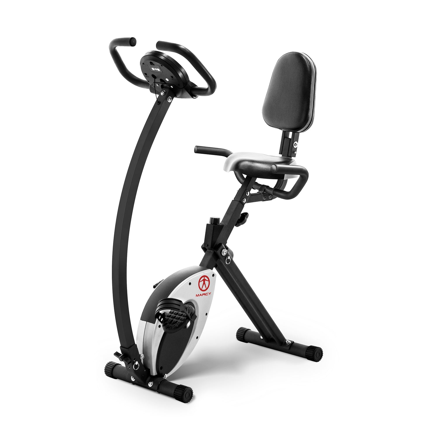 Marcy Foldable Exercise Bike with High Back Seat NS-653