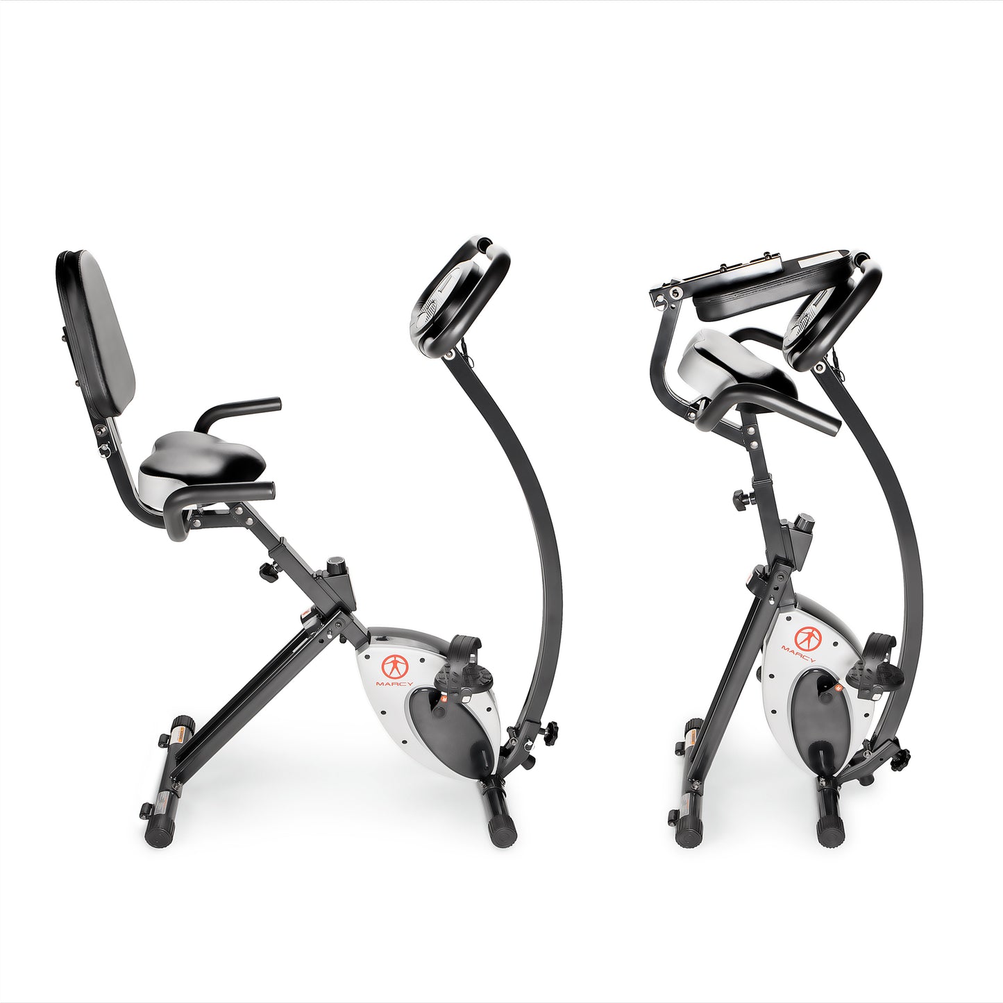Marcy Foldable Exercise Bike with High Back Seat | NS-653