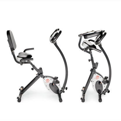 Marcy Foldable Exercise Bike with High Back Seat | NS-653