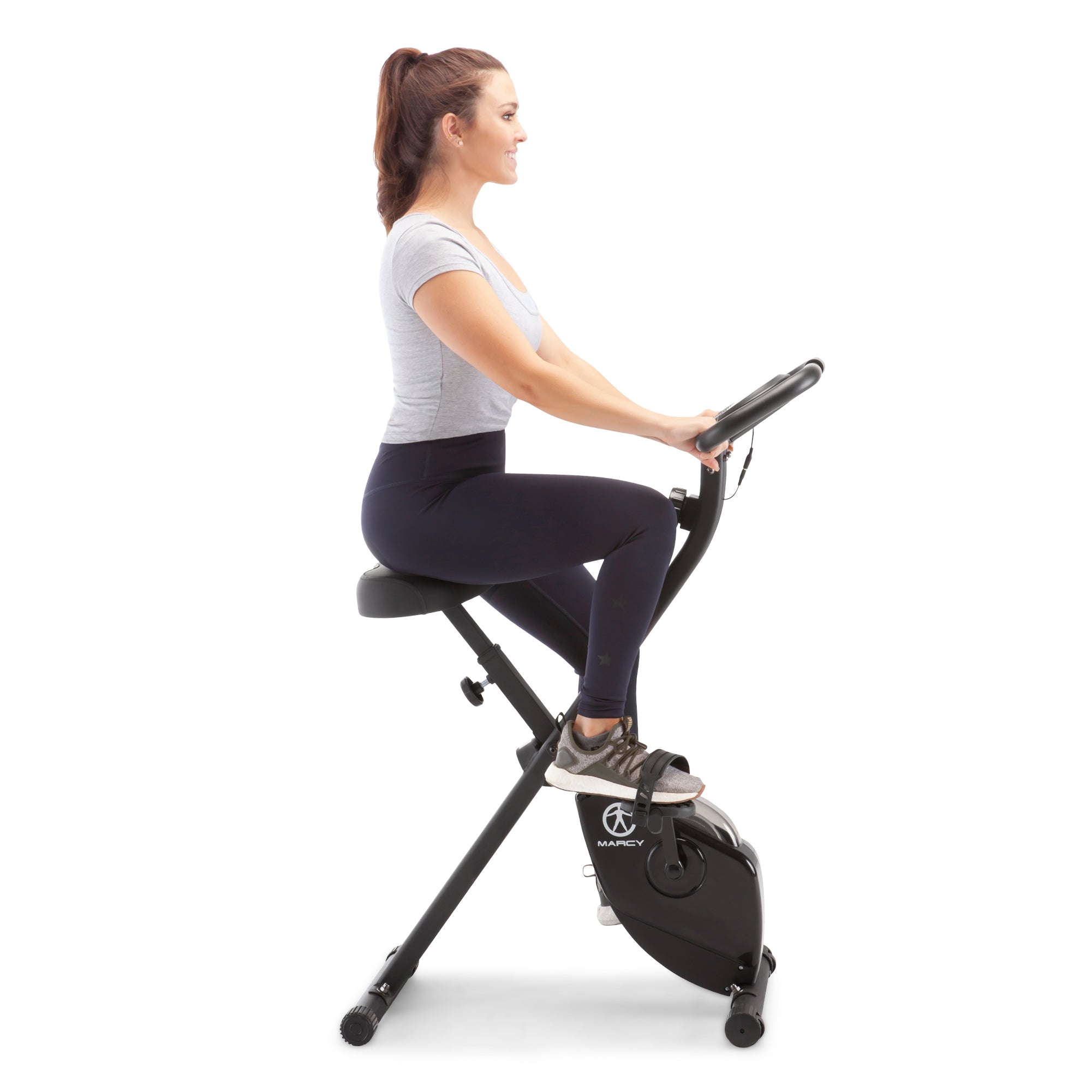 Marcy Foldable Bike - Black | NS-654