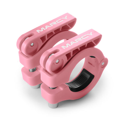 Marcy Olympic Barbell Lock Collar Clips to Secure Olympic Weight Plates | OBC