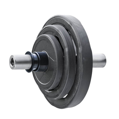 The SteelBody OBC-4 Deluxe Olympic Clip Collars 2-Pack provide security for weight plates