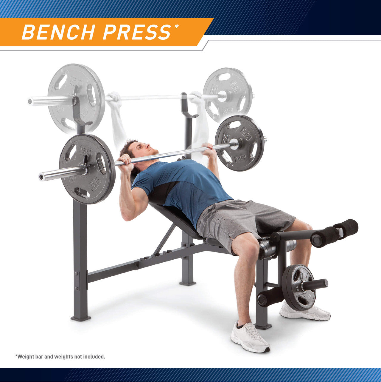 Olympic Bench  Competitor CB-729 - Infographic - Bench Press