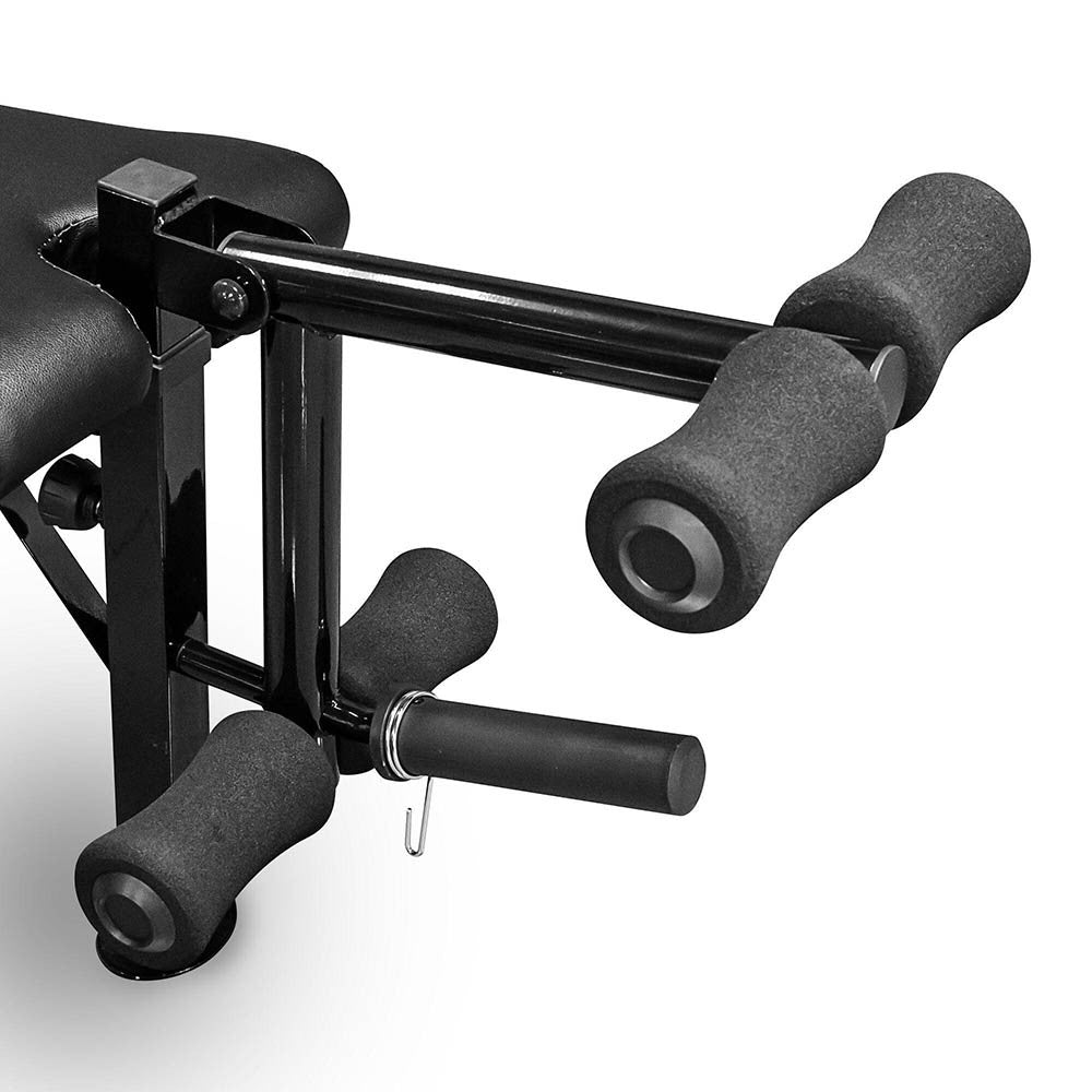 The Marcy Pro Mid Size Bench | PM-767 comes with leg developer to vary your HIIT