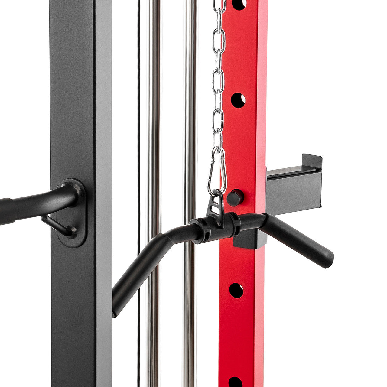 Power Cage System with Adjustable Weight Bench – SM-7393 Marcy - Lat Bar